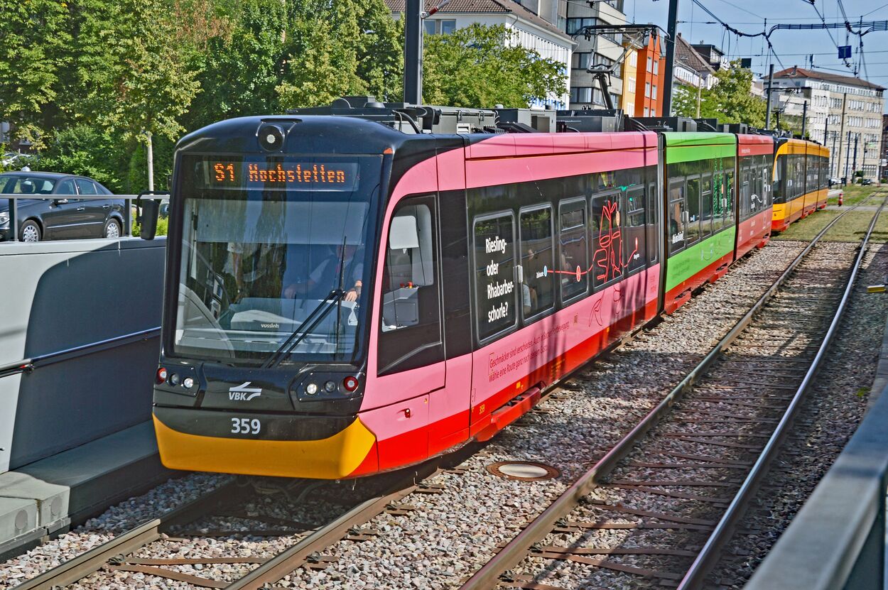 Stadtbahn Karlsruhe Innenstadttunnel und Tunnelrampen