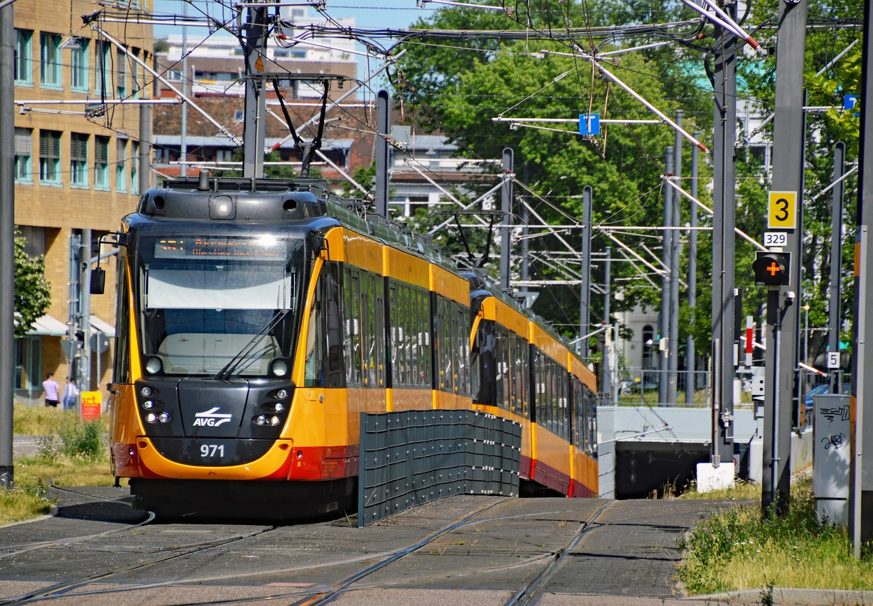 Stadtbahn Karlsruhe Innenstadttunnel und Tunnelrampen