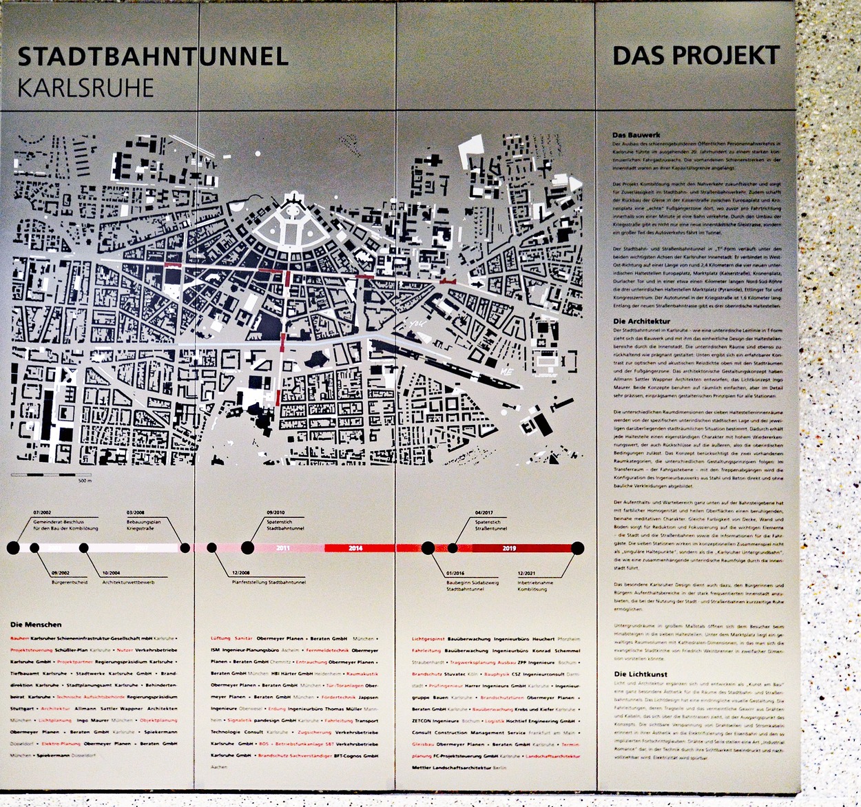 Stadtbahn Karlsruhe Innenstadttunnel und Tunnelrampen