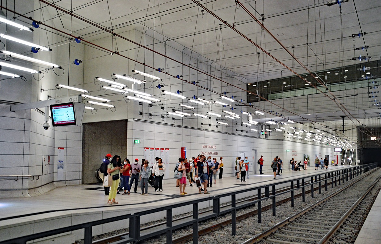 Stadtbahn Karlsruhe Innenstadttunnel und Tunnelrampen