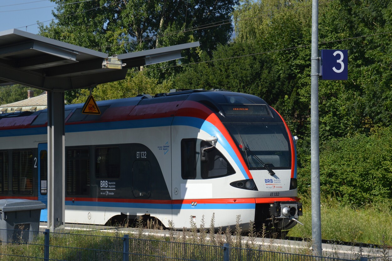 Fahrzeugsegnung der Bayerischen RegioBahn im Bahnhof Bad Reichenhall