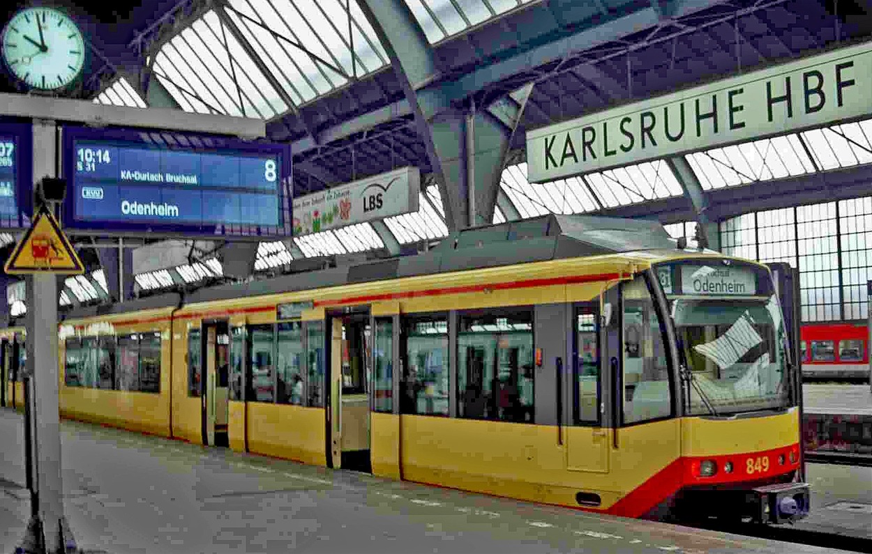 Stadtbahn Karlsruhe historisch Ära Dir. Dieter Ludwig