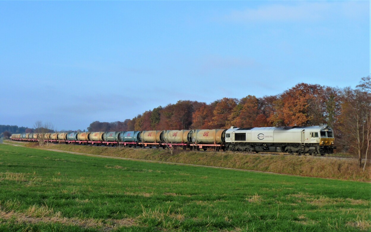 Müllzug auf der Bayerischen Tauernbahn wie „in alten Zeiten“ mit Baureihe 218