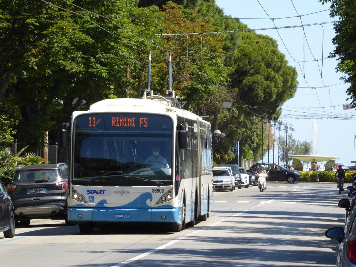 Rimini - Riccione | Il filobus dele vacanze - the traditional line