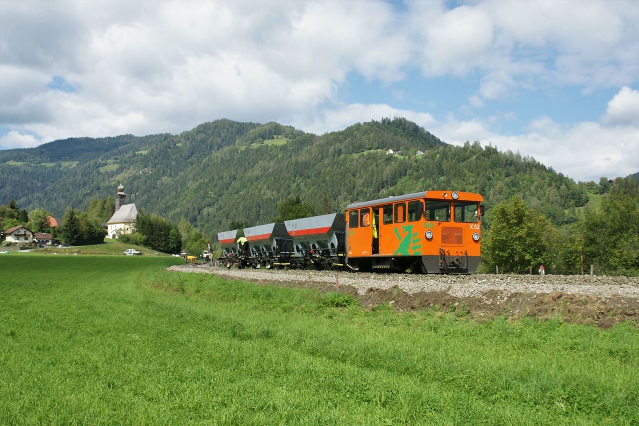 Streckensperre auf der Murtalbahn zwischen Unzmarkt und Murau