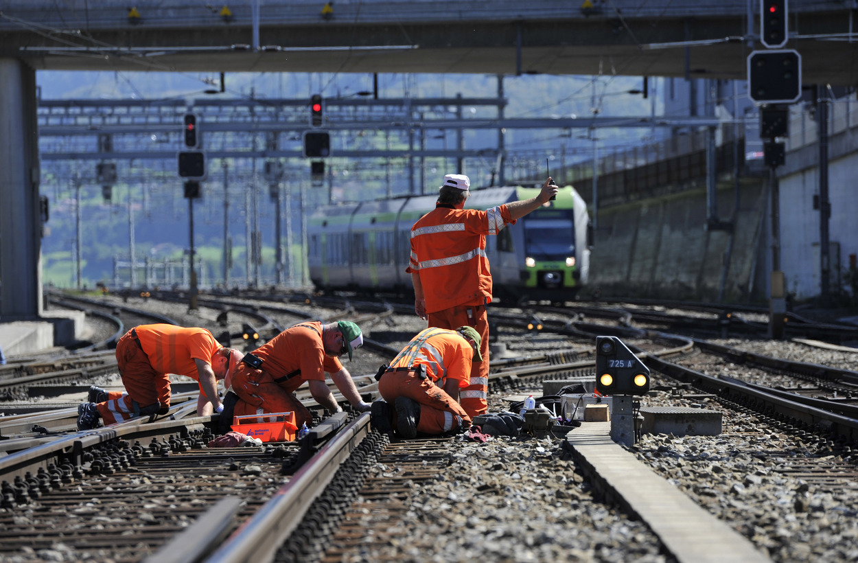 BLS Pressefoto - Thema: Gleisbau_Wartung_Infrastruktur