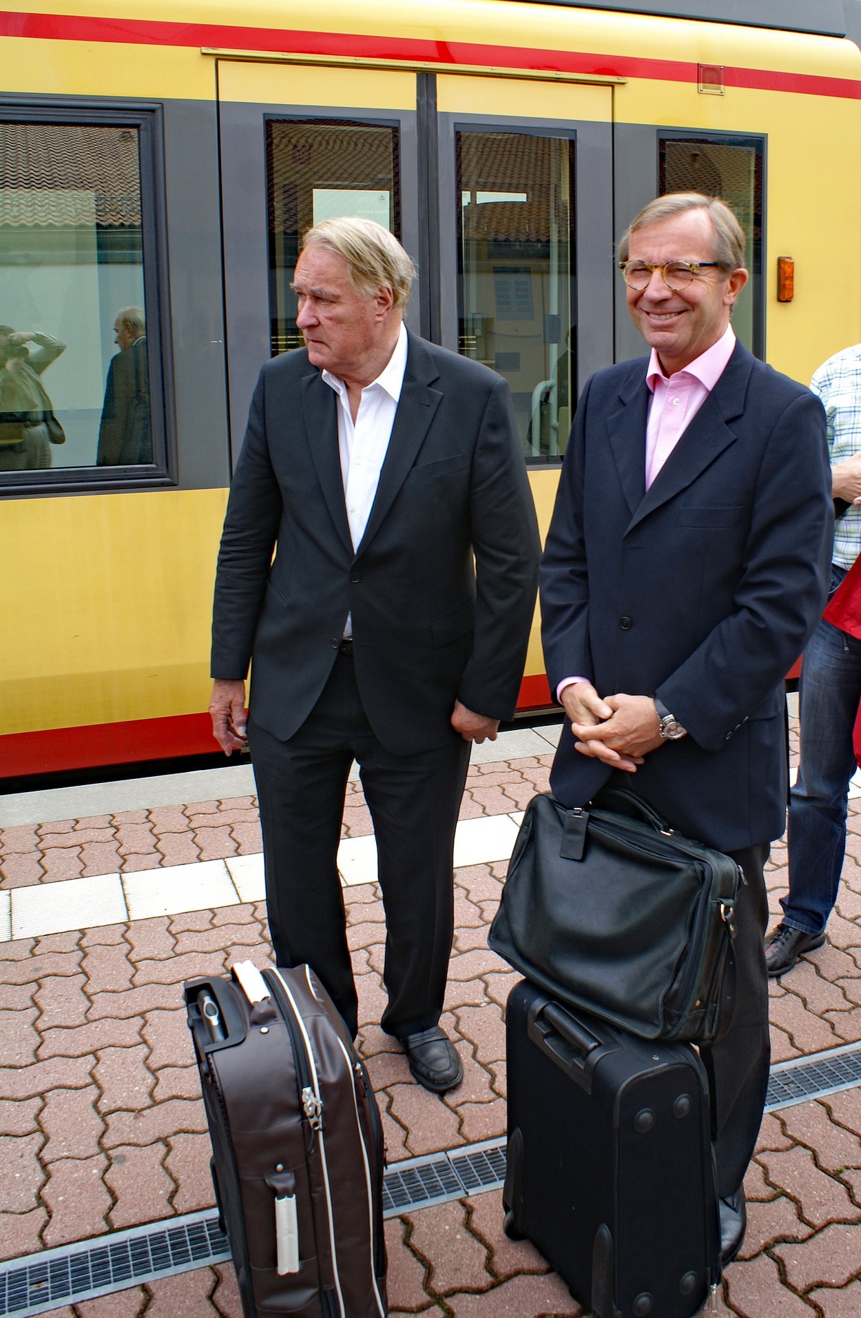 Exkursion Karlsruhe 2010 mit Dr. Wilfried Haslauer Verkehrslandesrat, heute Landeshauptmann von Salzburg