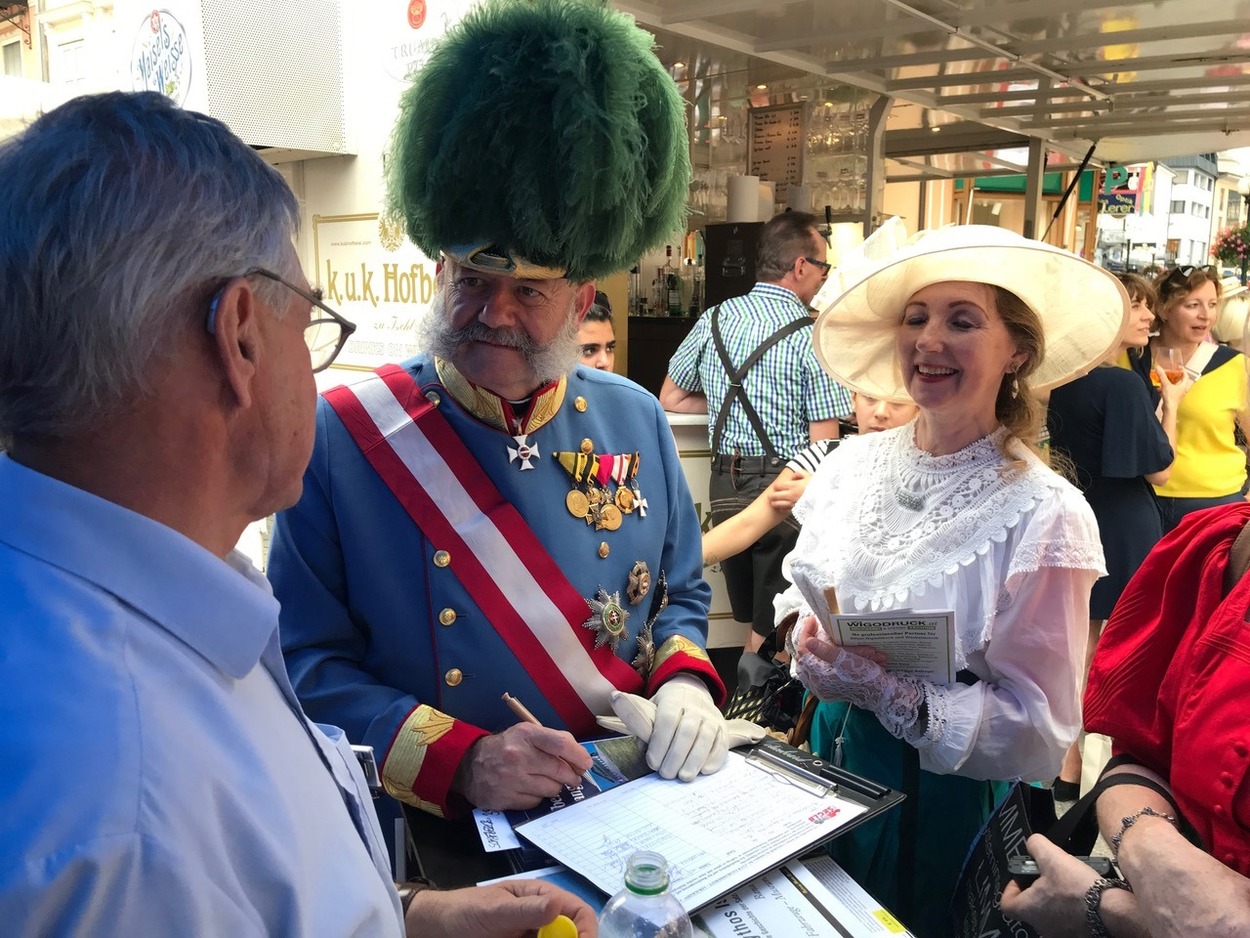 Club Salzkammergut Lokalbahn Info-Stand Kaiserfest Bad Ischl 2019