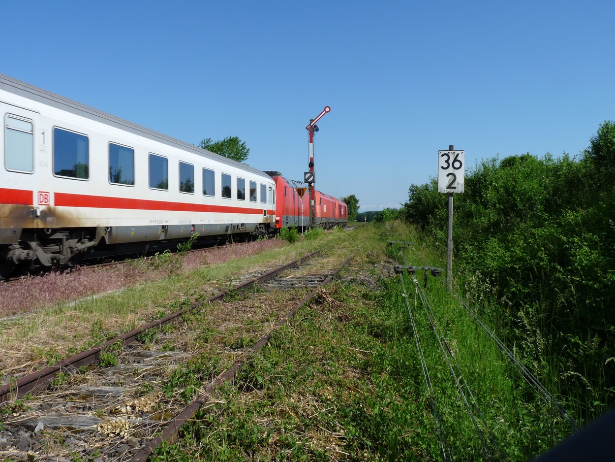 Umleitungsverkehr auf der ABS38