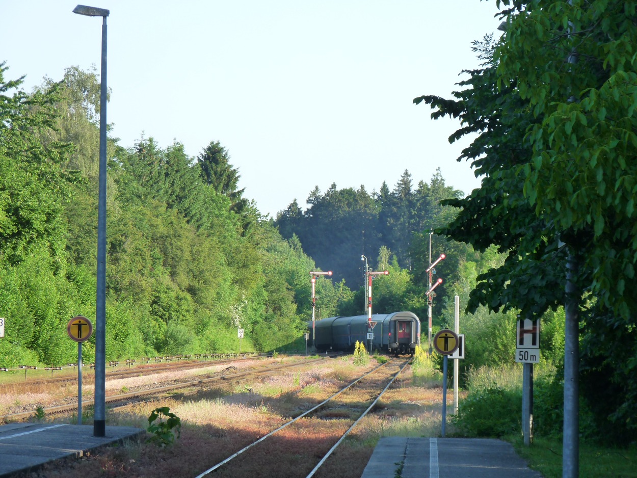 Umleitungsverkehr auf der ABS38