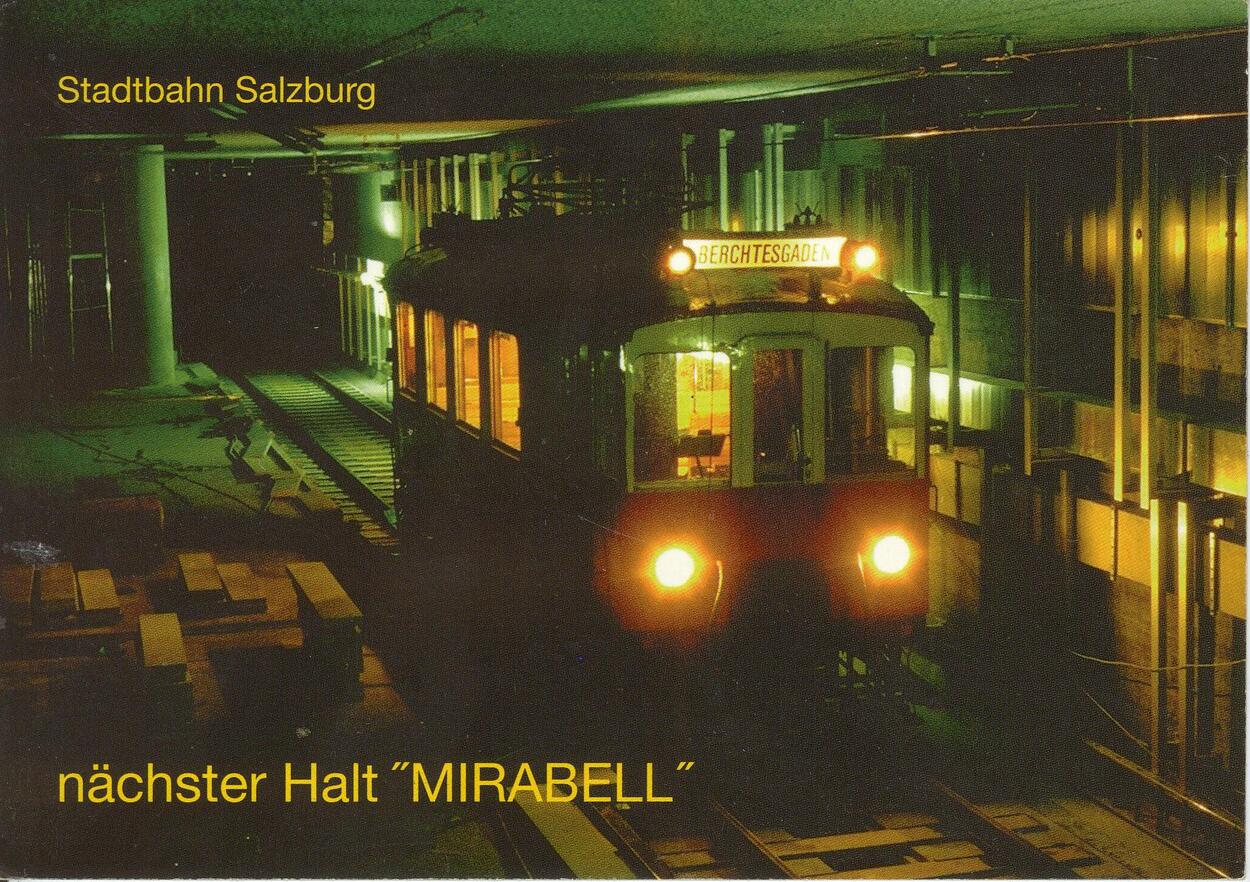 Tunnelbaustelle "Nächster Halt Mirabell"