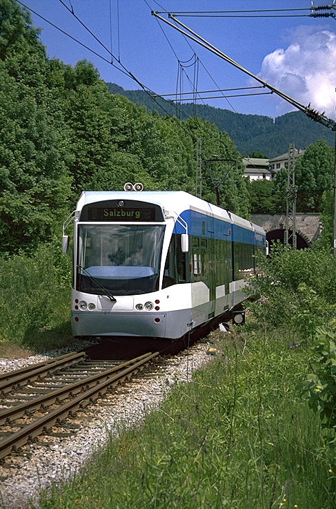 Saarbahnwagen in Österreich und Berchtesgadener Land