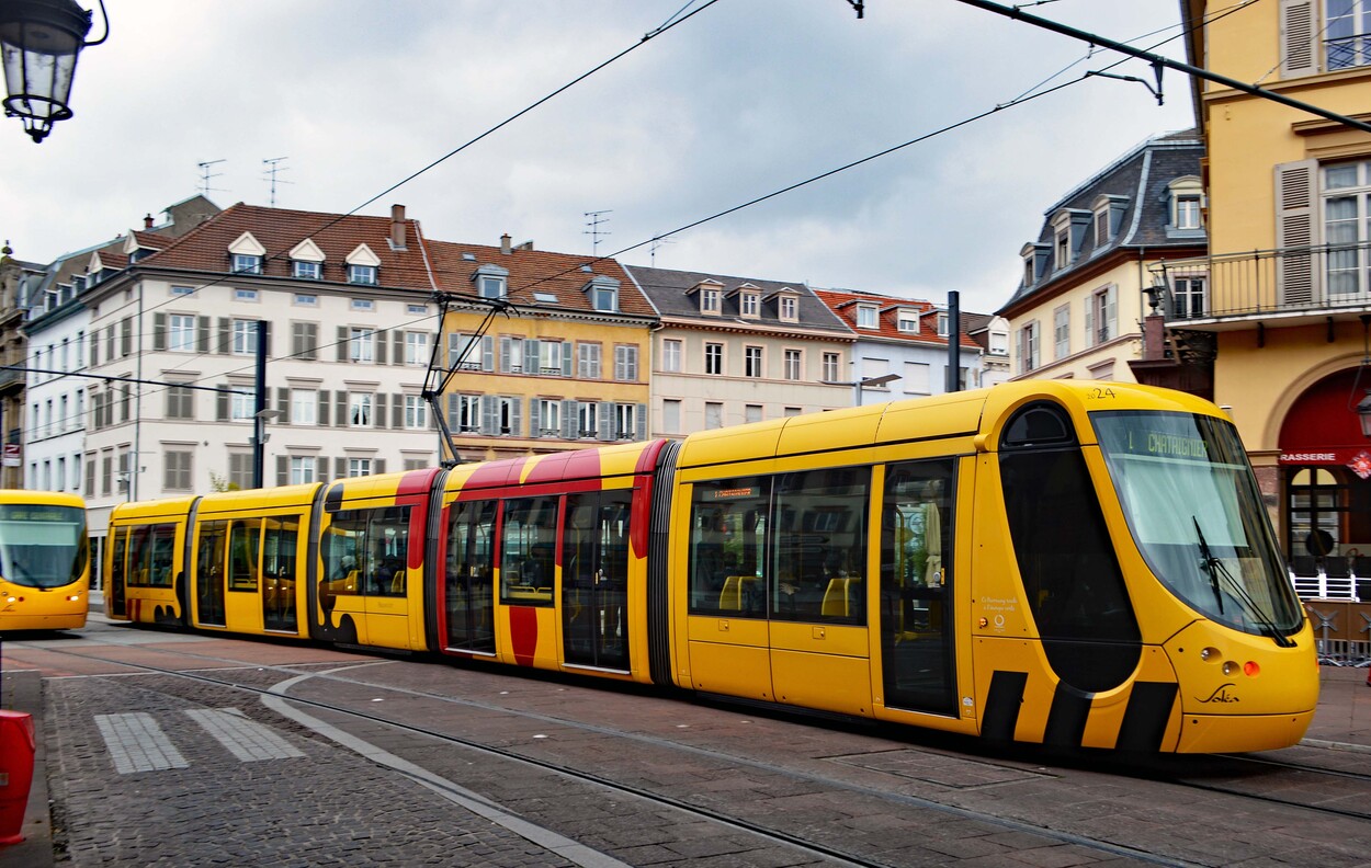 Straßenbahn Mulhouse Frankreich