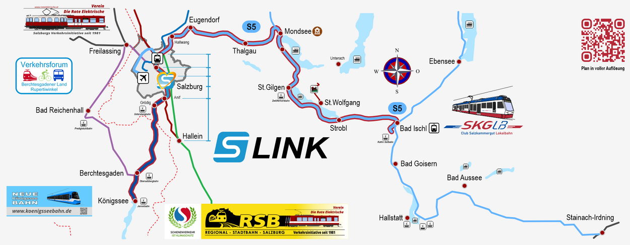 S5 Schematisches Liniennetz