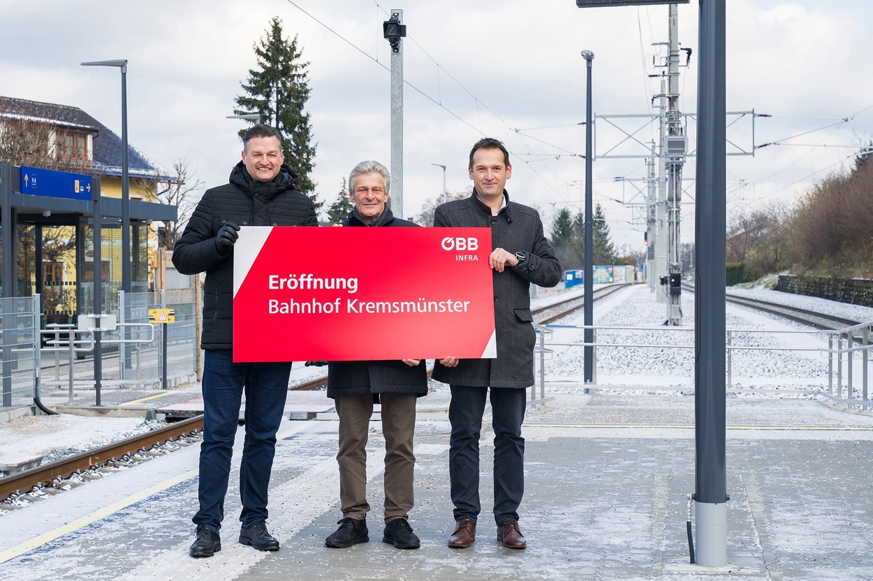 ÖBB: Bahnhof Kremsmünster umfassend modernisiert