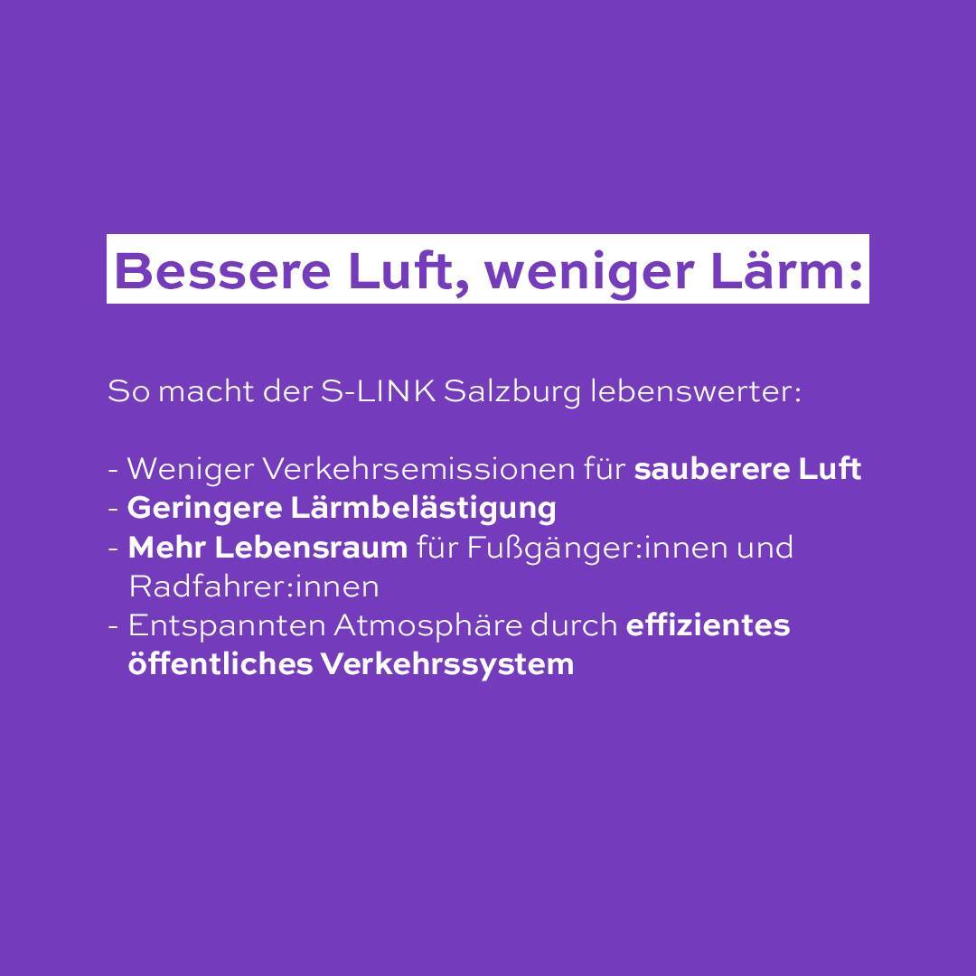 Bessere Luft, weniger Lärm