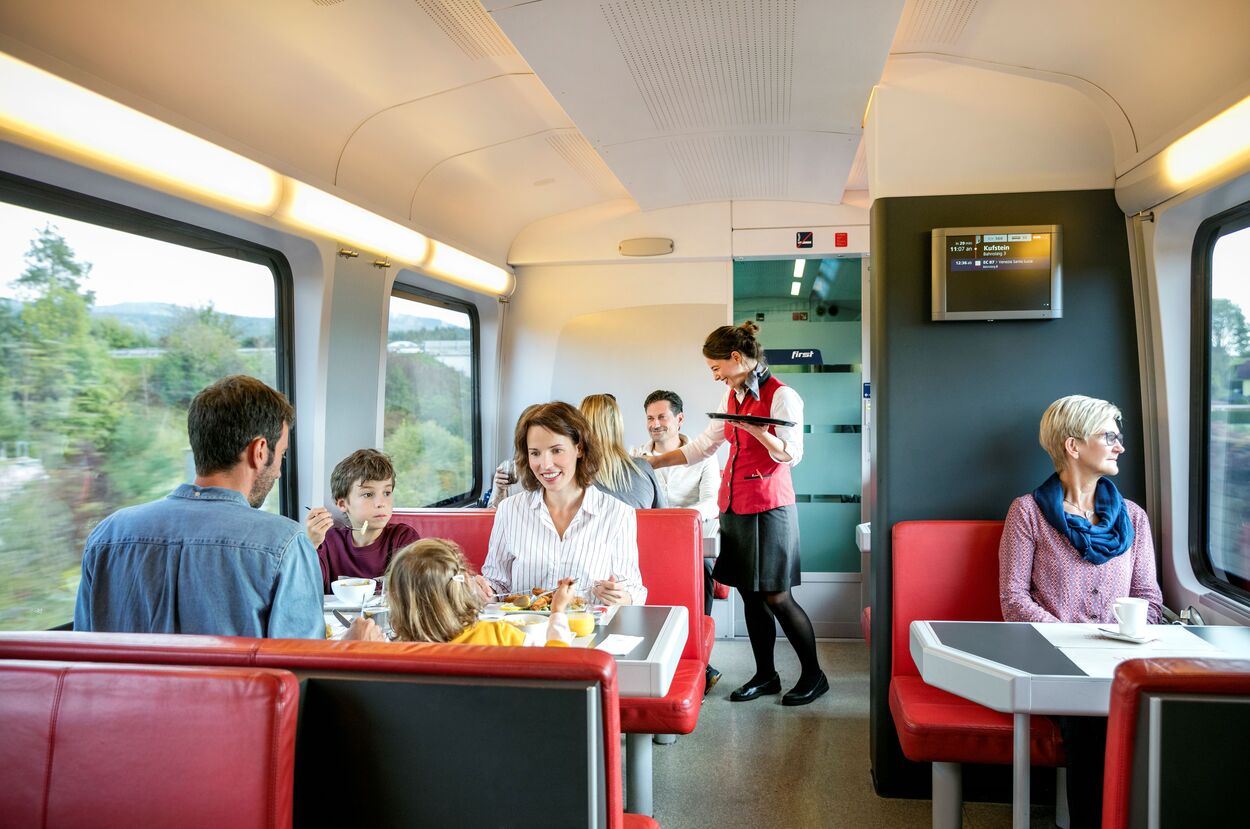 Catering für die ÖBB Fernverkehrszügen