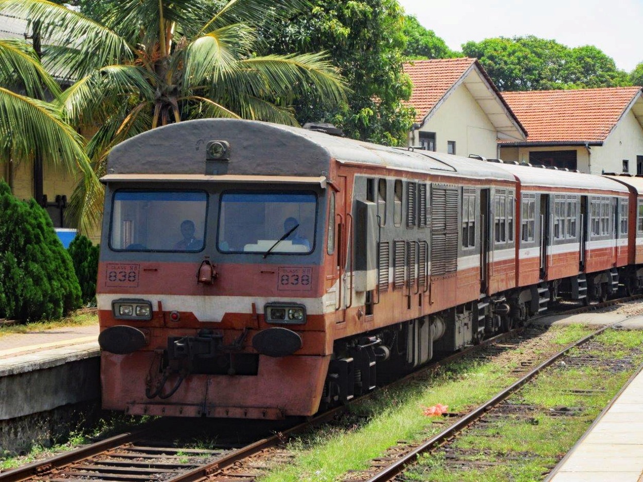 Fort Railway Station in Colombo auf Ceylon/Sri Lanka 			