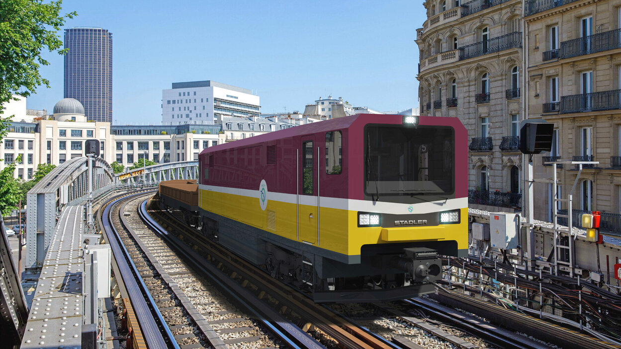 Massgeschneiderte Stadler-Lokomotiven für Pariser Metro