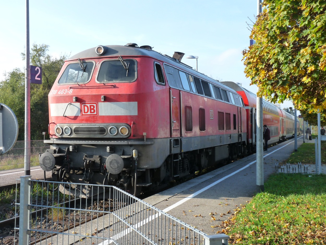 Die Baureihe 218 auf der südlichen bayerischen Tauernbahn