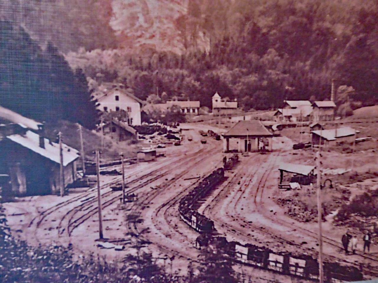 Kohlenbahn-Bahnhof Scheiben 