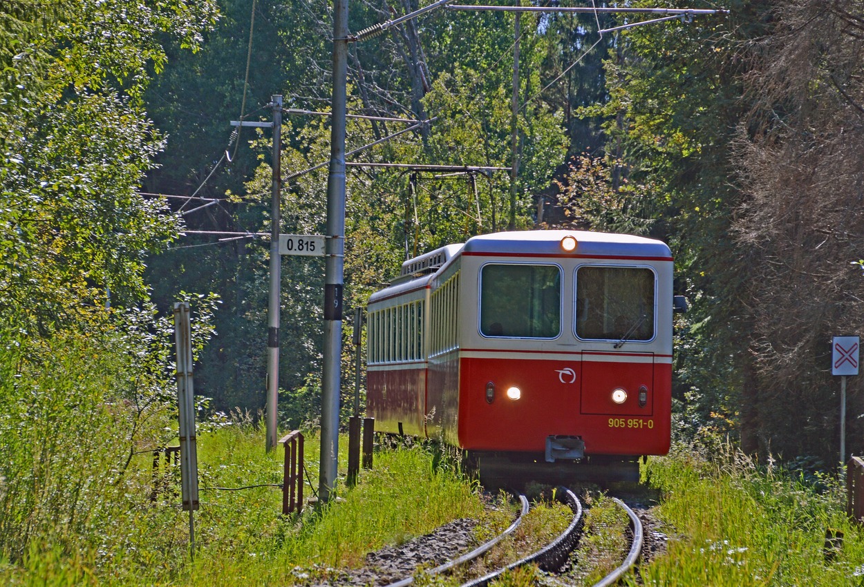 Zahnradbahn Štrba - Štrbské Pleso in der Hohen Tatra