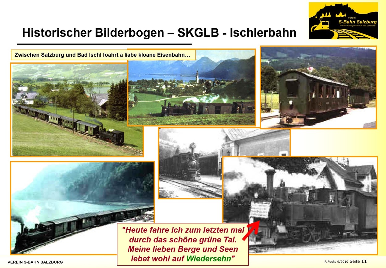 historische Bilder Ischlerbahn