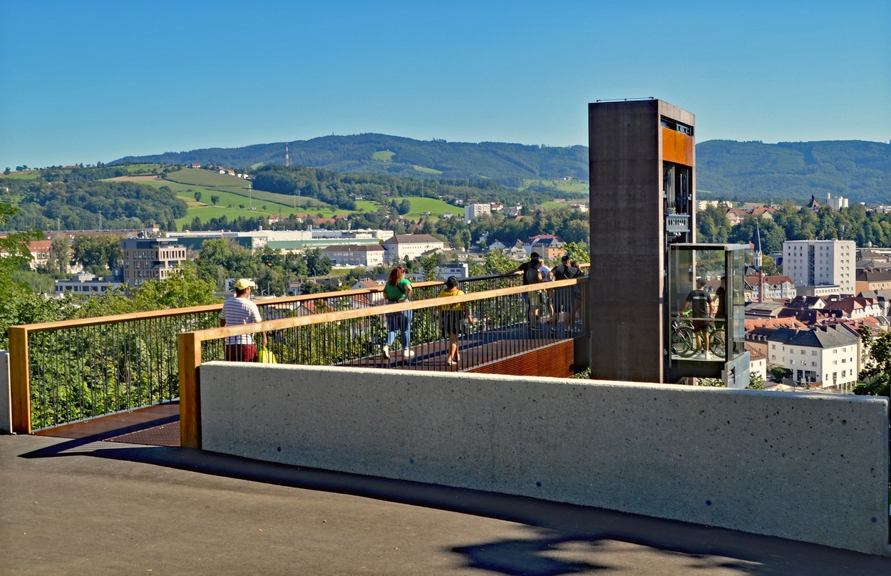 Panoramalift Steyr auf den Taborberg