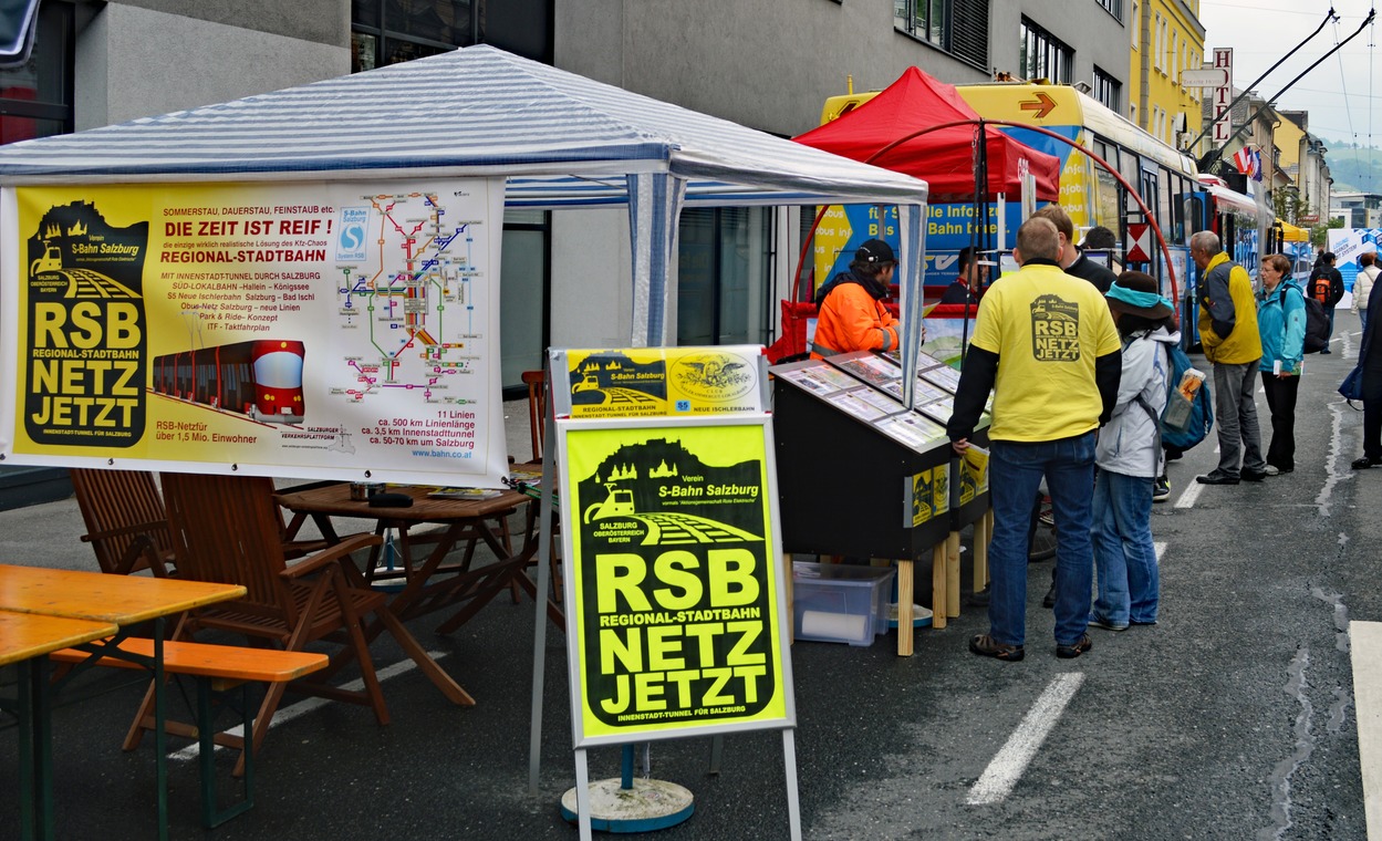 Info-Stand Verein S-Bahn 