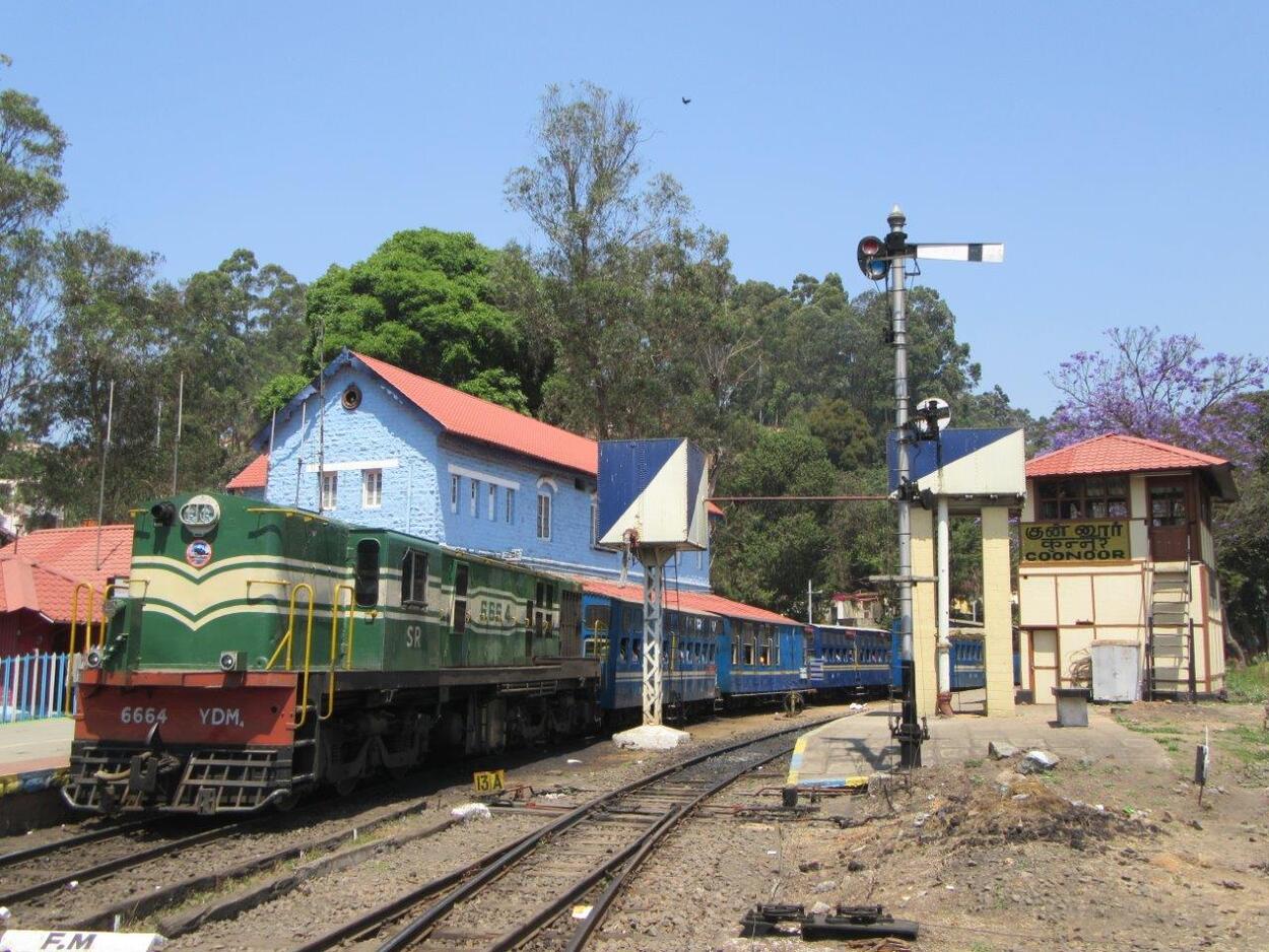 Nilgiri Mountain Railway, Flachstrecke