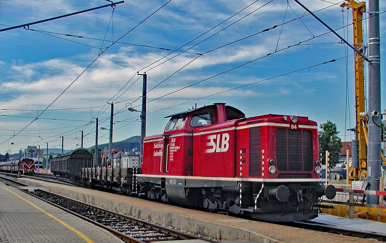 SLB Güterverkehr Salzburger Lokalbahnen Normalspur