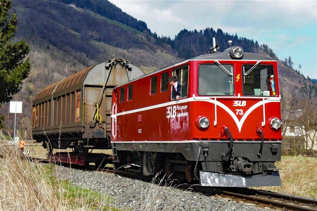 SLB-Güterverkehr auf der Pinzgauer Lokalbahn