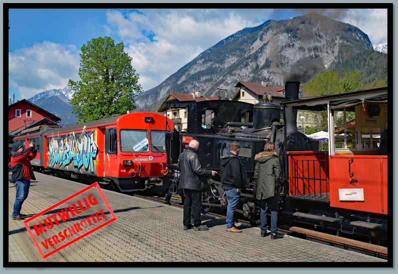 Achenseebahn Zerstörungswut