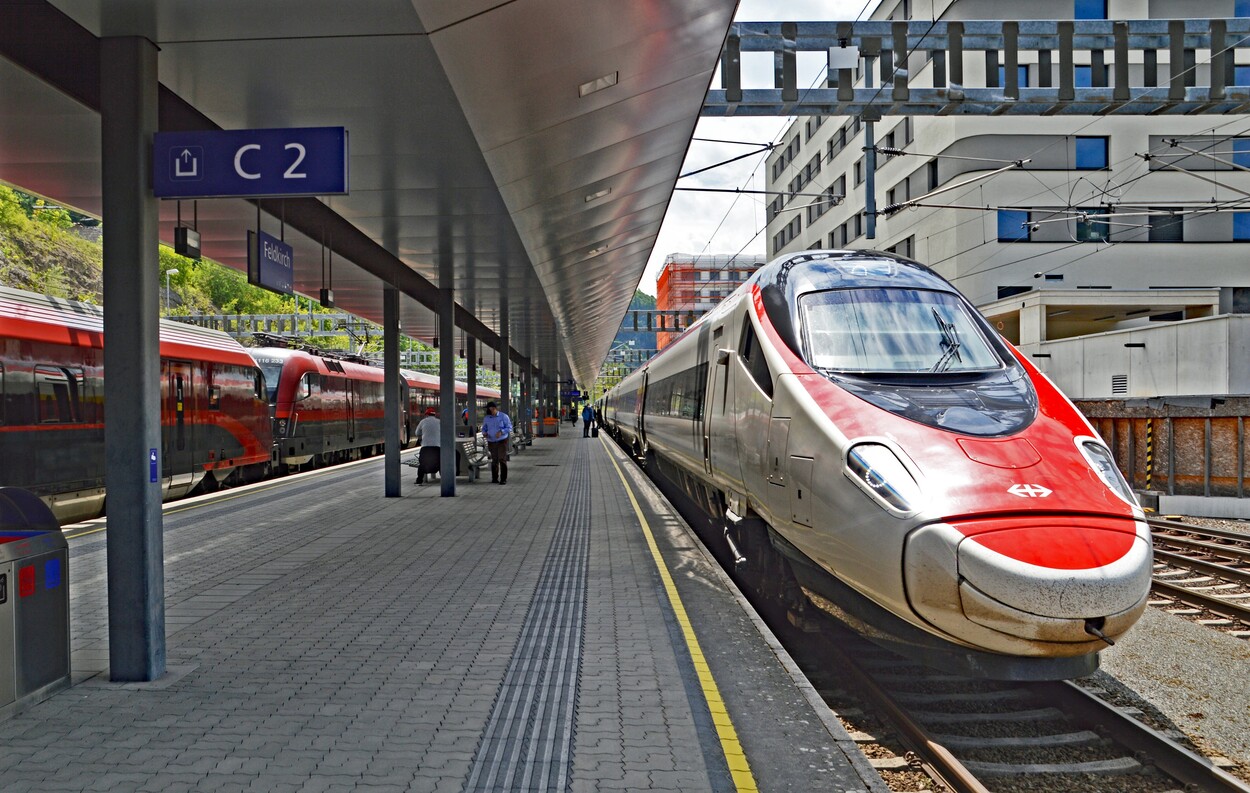 SBB Pendolino zu Besuch in Feldkirch