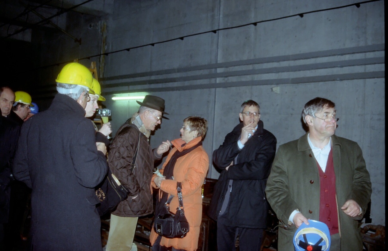 Symbolischer Tunnelanschlag Lokalbahnhof - Mirabellplatz