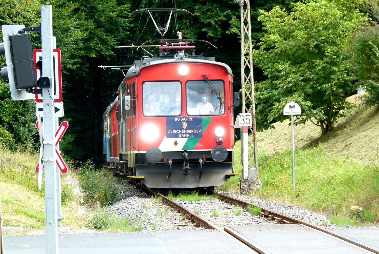 Protest-Sonderfahrt auf der Gleichenberger Bahn