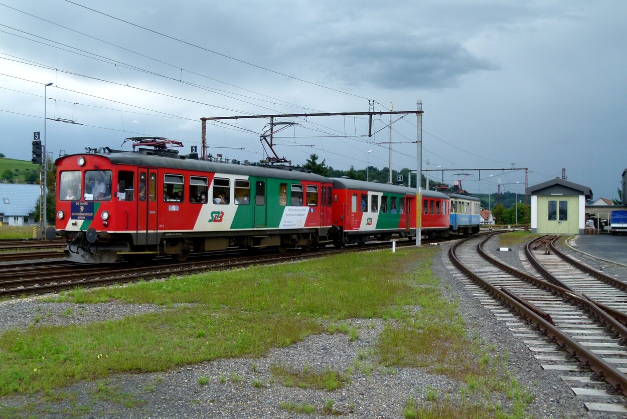 Protest-Sonderfahrt auf der Gleichenberger Bahn