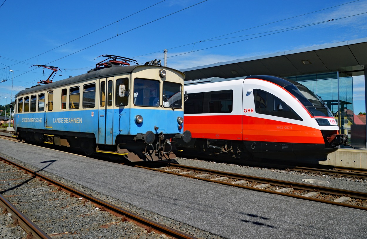 Lokalbahn Feldbach - Bad Gleichenberg Sommer 2020 mit ET1