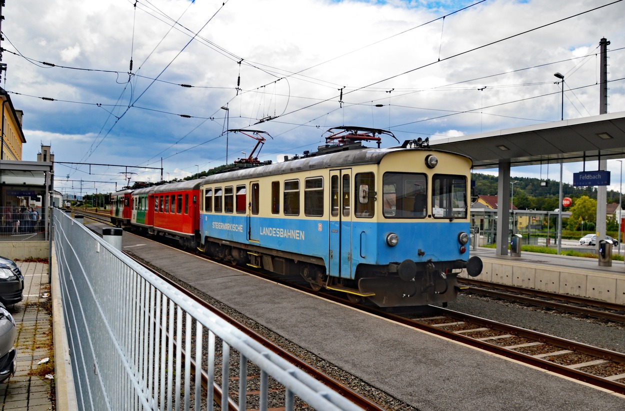 Lokalbahn Feldbach - Bad Gleichenberg Protest-Sonderzug 29.08.2021 mit Politikern