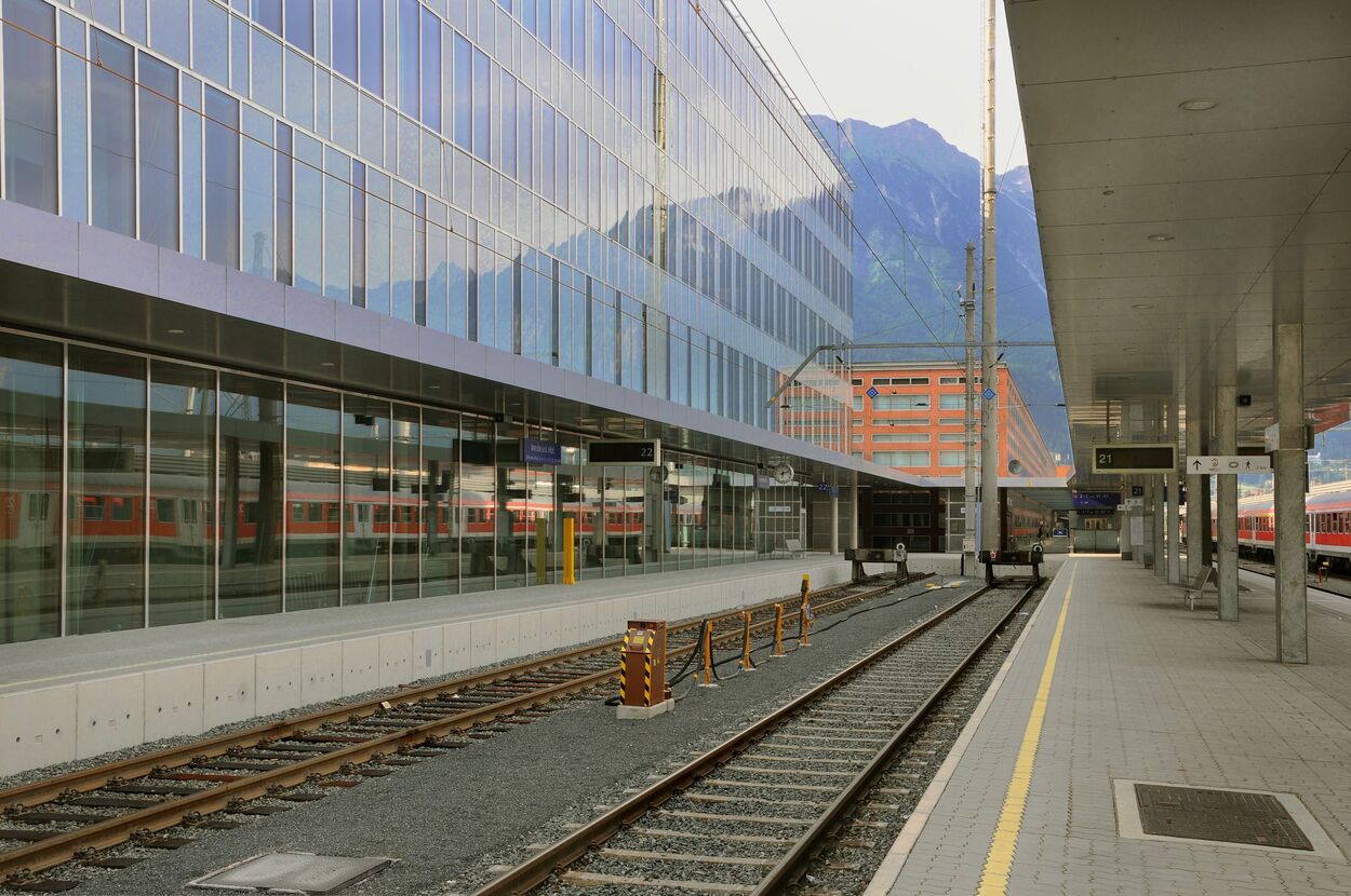 ÖBB Pressefoto - Thema: Innsbruck Hauptbahnhof