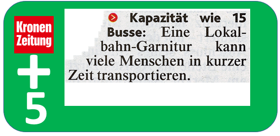 Krone "Mini-U-Bahn" Vor- & Nachteile