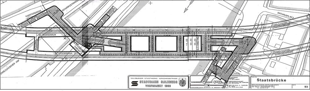 PGS Studie Haltestelle Staatsbrücke Lageplan