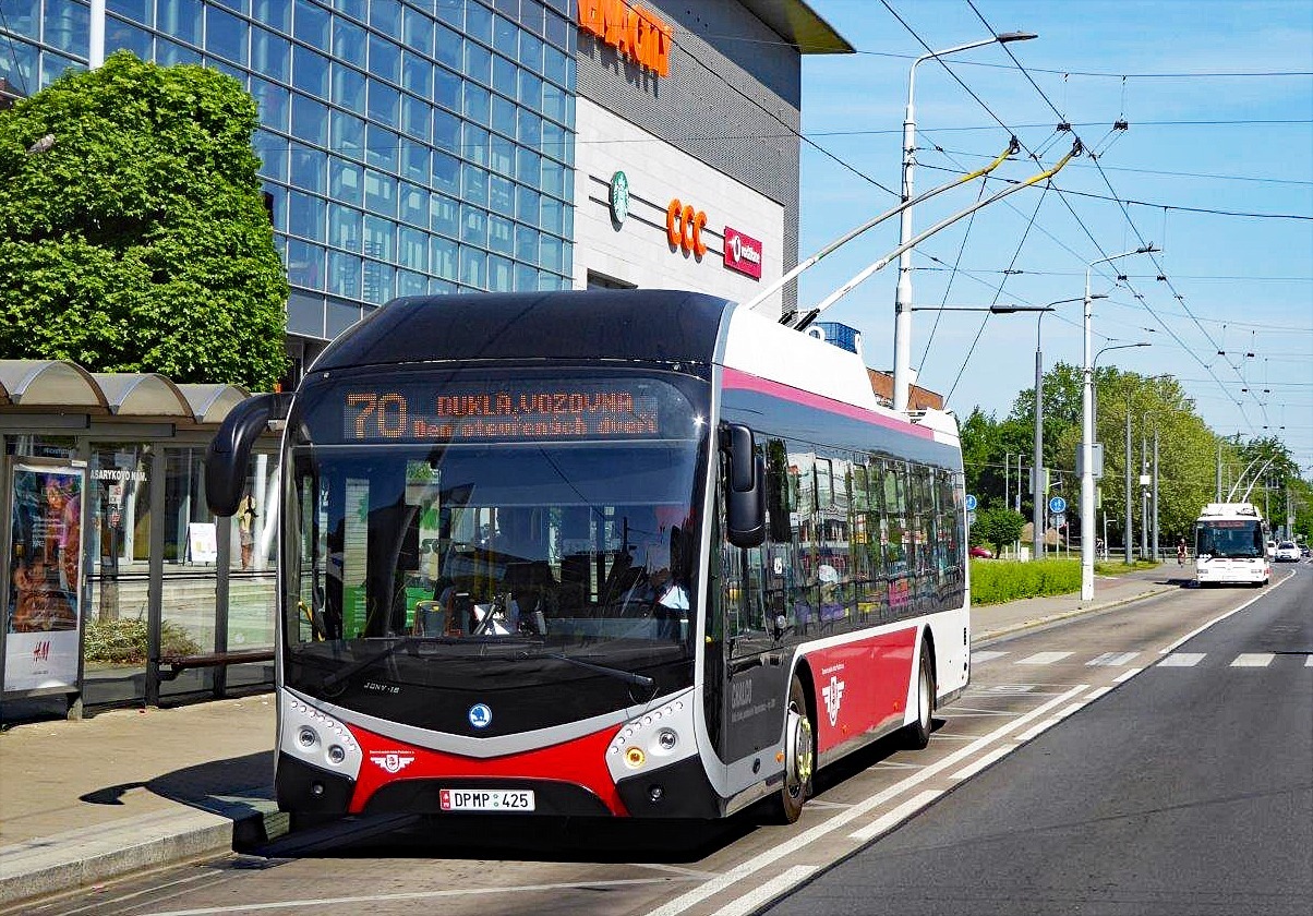 70 Jahre Obus/Trolleybus in Pardubice/Pardubitz